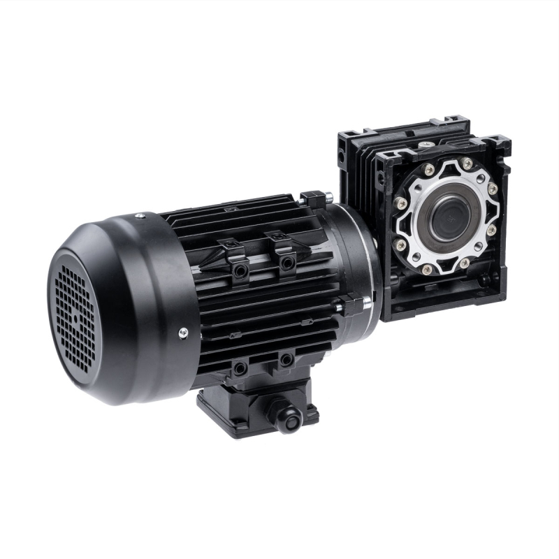 Двигун-редуктор черв'ячний JRSTD50-15:1-80B14+DS80S4-IEC-0.75KW-B14 для свердлильно-присадного верстата