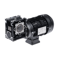 Двигун-редуктор черв'ячний JRSTD50-15:1-80B14+DS80S4-IEC-0.75KW-B14 для свердлильно-присадного верстата