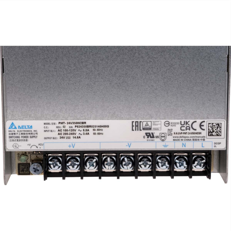 Блок питания DELTA PMT-24V350W2BR для сверлильно-присадочных центров с ЧПУ