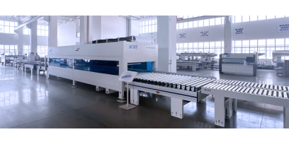 KDT automatic line for packaging furniture parts