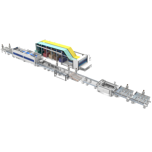 Пакувальна лінія для пакування деталей корпусних меблів Пакувальна лінія для пакування деталей корпусних меблів