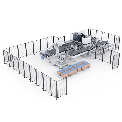 Automated drilling complex based on the KD-612KHSA machine with robotic loading/unloading