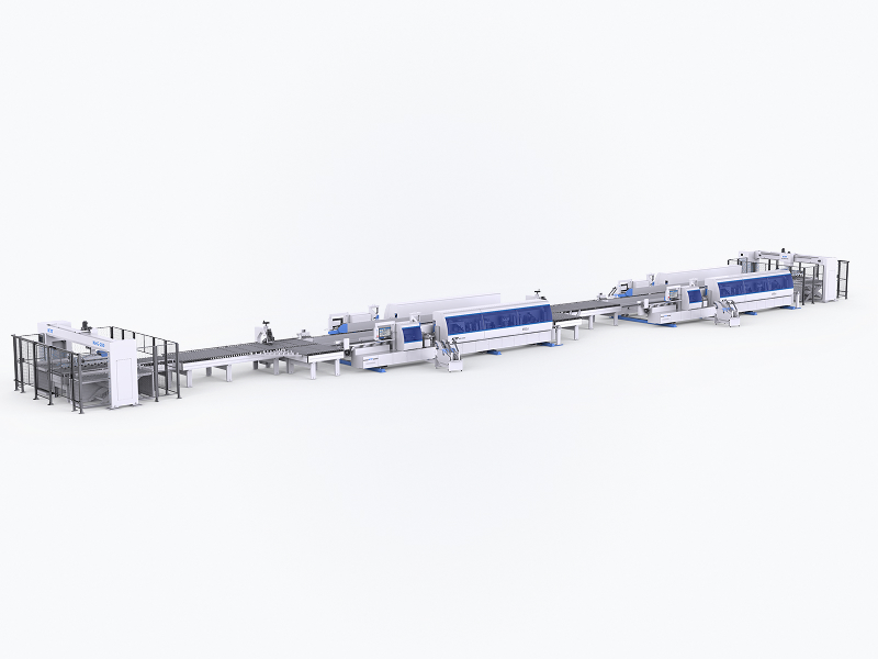 Automated edgebanding section based on KE-2468JHSKCAD and KE-2368JHSKCAD machines