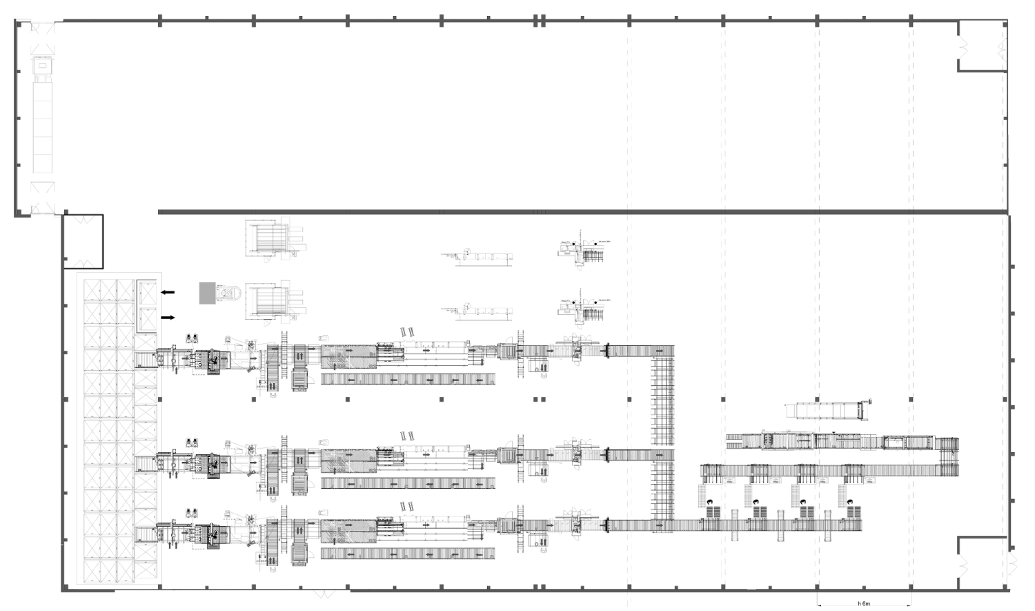 Automated storage for sheet material KHS-6713