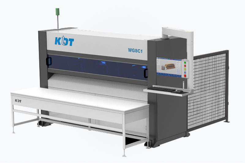 Автоматичний верстат для виробництва картонних коробок KDT WG8C1-2400S для листового гофрокартона