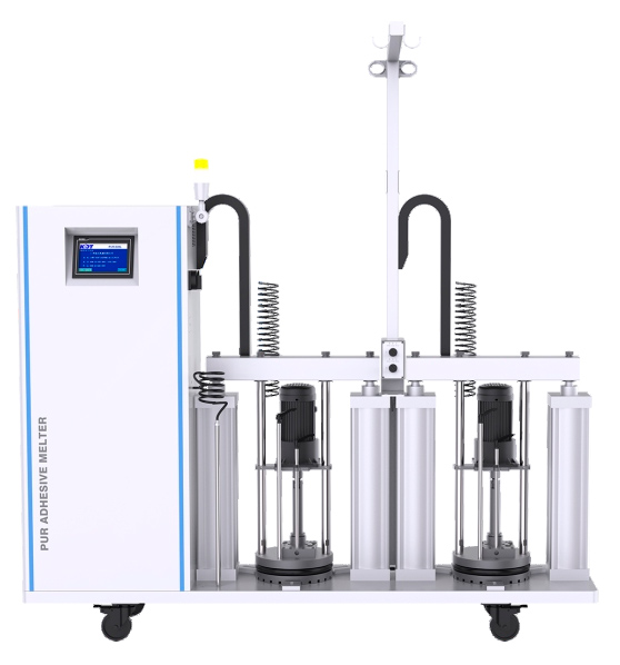 PUR adhesive pre-melting station