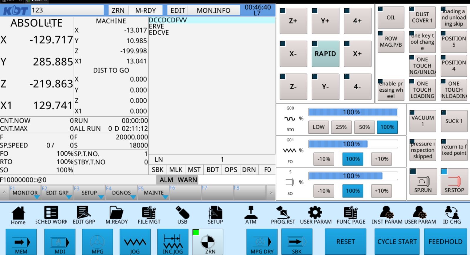 LNC cnc system