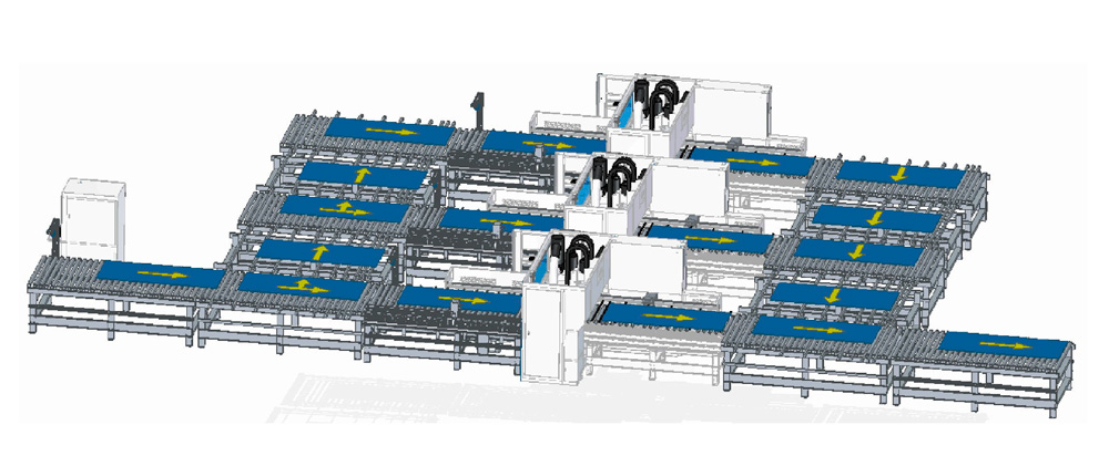 machine as part of an automated line
